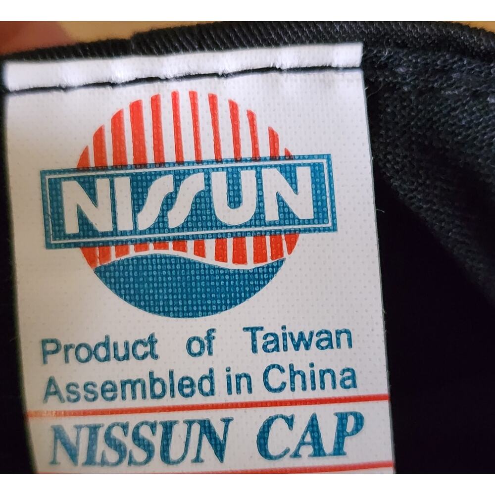 Nissun Cap Men's Baseball Hat Adjustable Black Gold Yellow Shield Logo - Picture 9 of 9